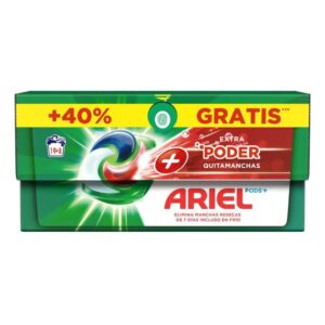 Ariel Pods+ Extra Poder Quitamanchas Detergente en cápsulas Caja con 27 cápsulas