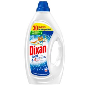 Dixan Gel Total 4+1 Detergente Líquido: Botella de 30 Lavados