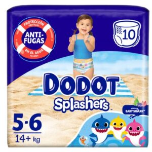 Dodot Splashers Talla 5-6 (14+ kg) 10 bañadores desechables