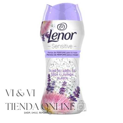 Lenor Unstoppables Sensitive Flor de Seda y Lavanda Blanca Perlas Perfumadas 210g