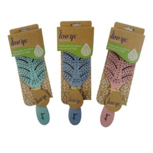 Lov'yc Cepillo para el Cabello con Fibra de Trigo â€“ Forma Hoja