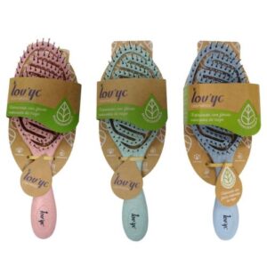 Lov'yc Cepillo para el Cabello de Fibra de Trigo â€“ Forma Circular