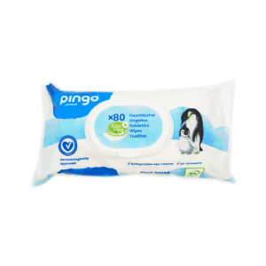 Pingo Toallitas Ecológicas Paquete de 80 Toallitas