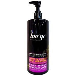 Lov'yc Champú Profesional Liso Keratina con Aceite de Tsubaki 750 ml