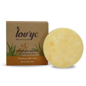 Lov'yc Champú Sólido 50 g con Avena y Aloe Vera  Suave e Hidratante