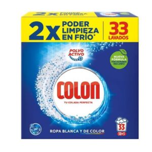 Colon Detergente en polvo 33 Lavados | 2X Poder de Limpieza en Frío