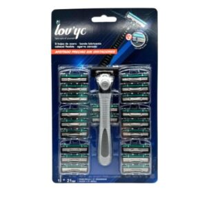 Lov'yc Maquinilla con 21 Recambios para Hombre