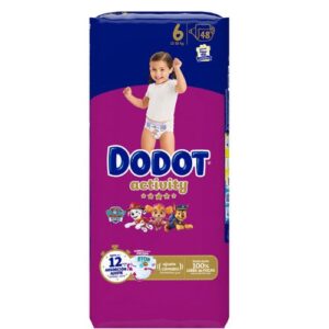 Dodot Activity Talla 6 (14-19kg) Paquete de 48 Pañales