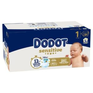 Dodot Sensitive Talla 1 (2-5kg) Caja de 84 pañales