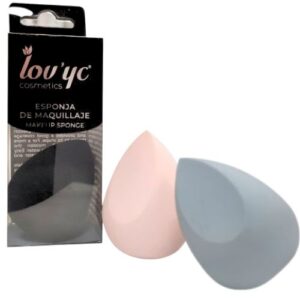 Lov'yc Esponja de Maquillaje 2 Uds – Forma Gota para Acabado Profesional