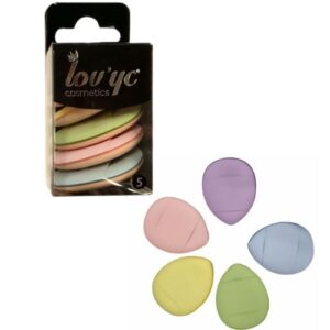 Lov'yc Esponja de Precisión de Dedo para Maquillaje Pack de 5 Unidades