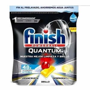 Finish Powerball Quantum Ultimate Limón Lavavajillas 48 unidades