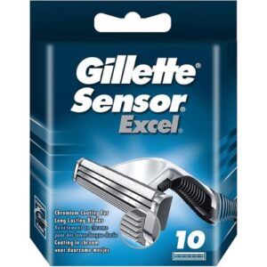 Gillette Sensor Excel Recambio 10 Cuchillas