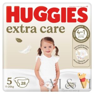 Huggies Extra Care Talla 5 (11-25 kg) Pack de 28 Pañales