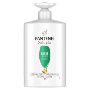 Pantene Champú Suave y Liso Champú 1L