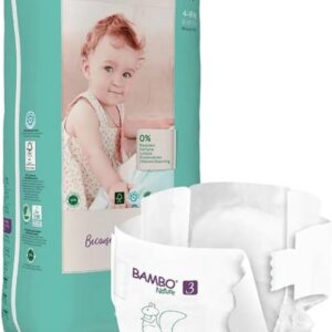 Pañales Bambo Nature Ecológicos Talla 3 (4 a 8kg) Pack de 52 pañales