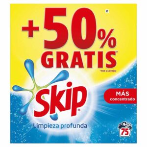 Skip 75 Lavados Detergente en Polvo Limpieza Profunda