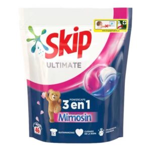 Skip Detergente en Cápsulas 3 en 1 Mimosín 46 Lavados