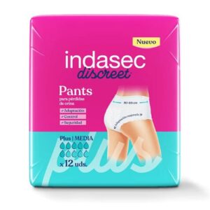 Indasec Discreet Pants Plus Medio 12 Unidades