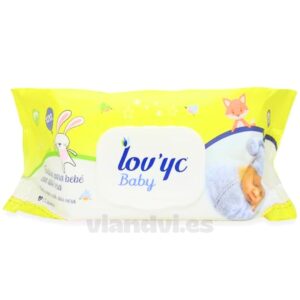 Toallitas Húmedas Lov'yc Aloe Vera 120 unidades