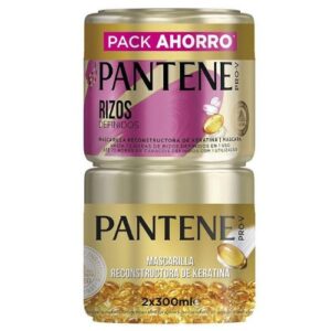 Pantene Pack Ahorro Mascarilla Rizos y Keratina 2x300ml
