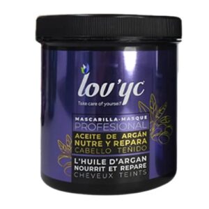 Lov'yc Mascarilla Profesional con Aceite de Argán y Pro-Vitamina B5  Cabello Seco y Dañado