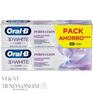 Oral-B 3D White Luxe Perfección Blanqueamiento Pack 2 x 75ml