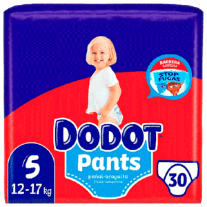 Dodot Pants Talla 5 (12-17kg) Paquete de 30 pañales