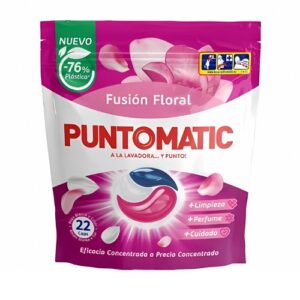 Puntomatic Detergente en Cápsulas Fusión Floral Bolsa de 22 cápsulas