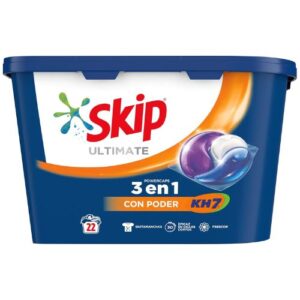 Skip Ultimate KH7 Detergente en Cápsulas 22 Caps